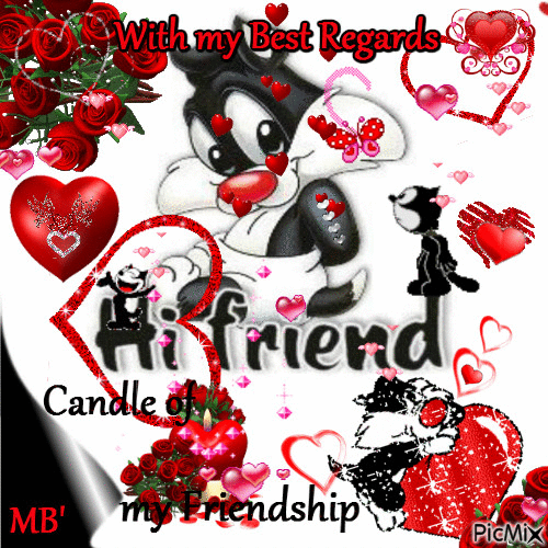 * CANDLE OF THE FRIENDSHIP - Avec toute mon Amitié *
