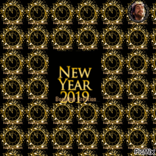 Happy New Year 2019 - Δωρεάν κινούμενο GIF