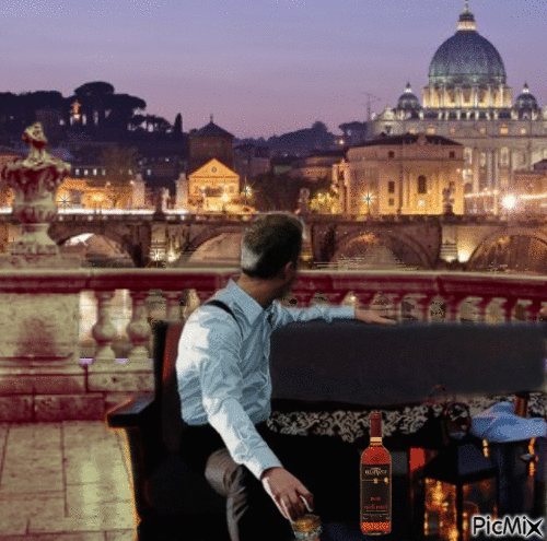 Rome view - GIF animé gratuit