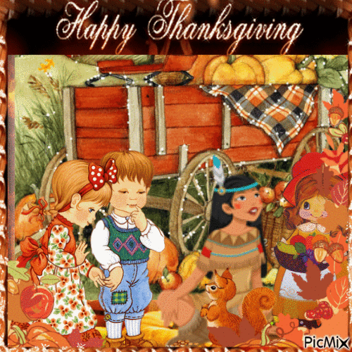 Happy Thanksgiving Day - Nemokamas animacinis gif