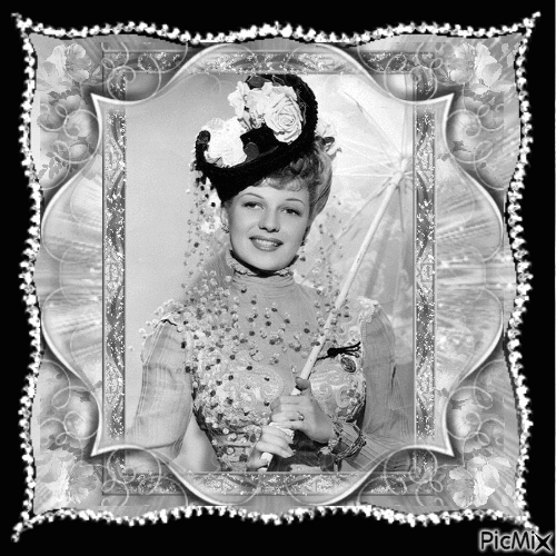 Rita Hayworth, Actrice américaine - Nemokamas animacinis gif