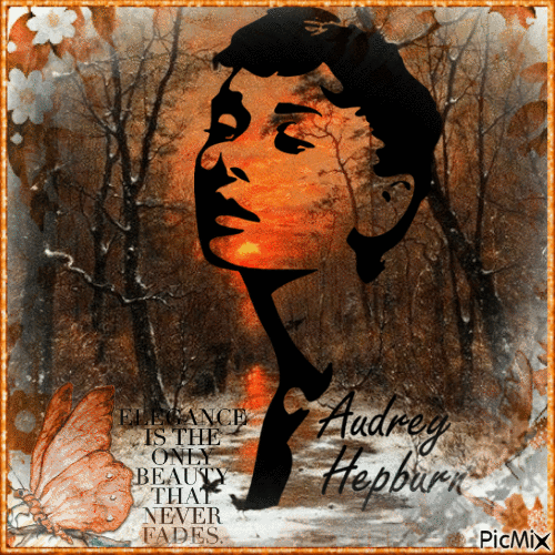 Audrey Hepburn - Citation - Ilmainen animoitu GIF