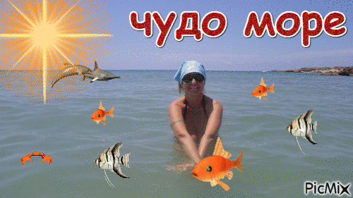 чудо море - Ingyenes animált GIF