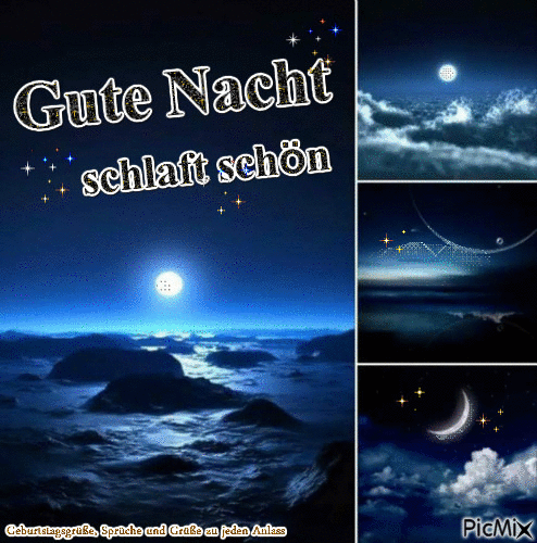 Gute Nacht - GIF animate gratis