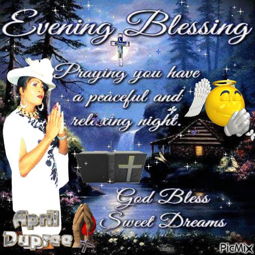 Evening Blessings - Gratis animeret GIF