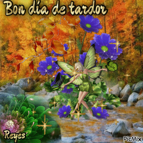Bon dia de tardor - Бесплатный анимированный гифка