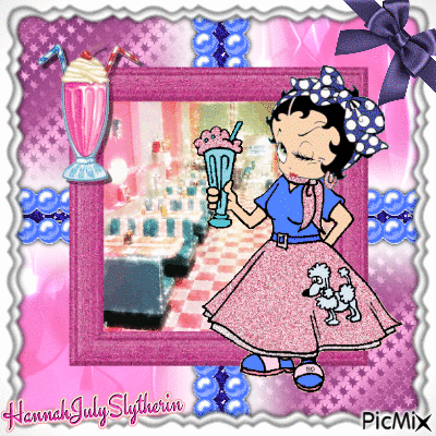{♥}Betty Boop at the Diner{♥} - Kostenlose animierte GIFs