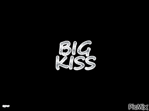 Big Kiss - Gratis animerad GIF
