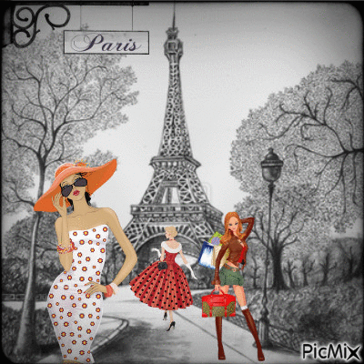 Hermosa Paris. - Free animated GIF