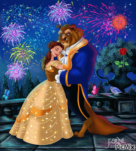 Beauty and the Beast - Free animated GIF