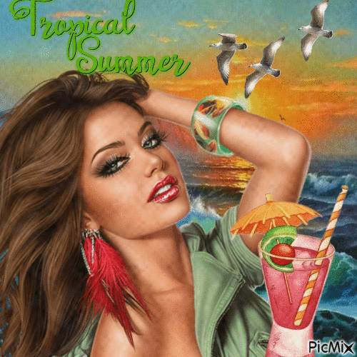 ☆☆ SUMMER AT THE SEA☆☆ - Free animated GIF