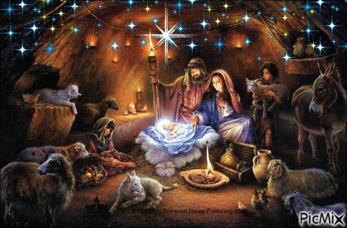 Nativity Scene - Ingyenes animált GIF