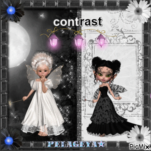 contraste des fées конкурс😘🌹🌹🌹 🍒🍒🍒 - GIF animado gratis