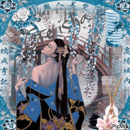 geisha - Gratis animerad GIF