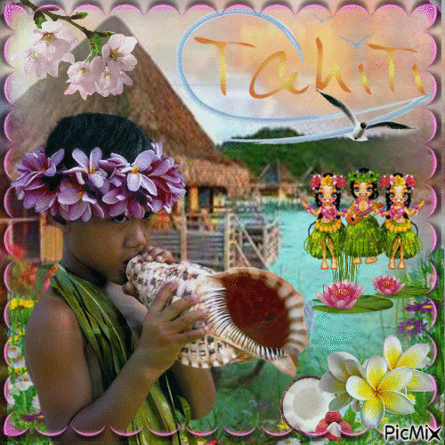 tahiti - Darmowy animowany GIF