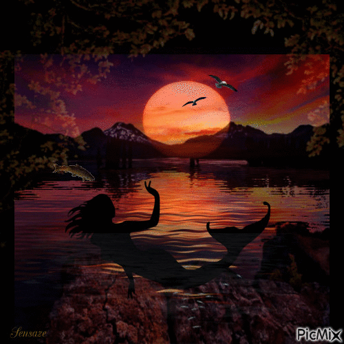 Sunset Paradise - Бесплатни анимирани ГИФ
