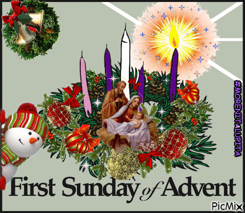 First Sunday of Advent - Animovaný GIF zadarmo