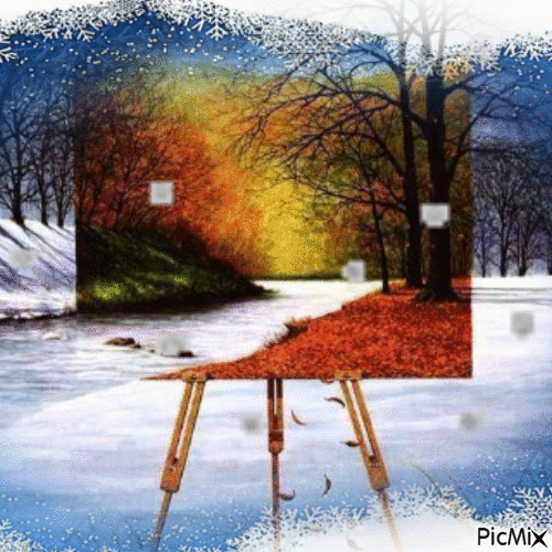 Surreal Winter - Бесплатни анимирани ГИФ