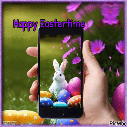 Happy Eastertime - Ilmainen animoitu GIF