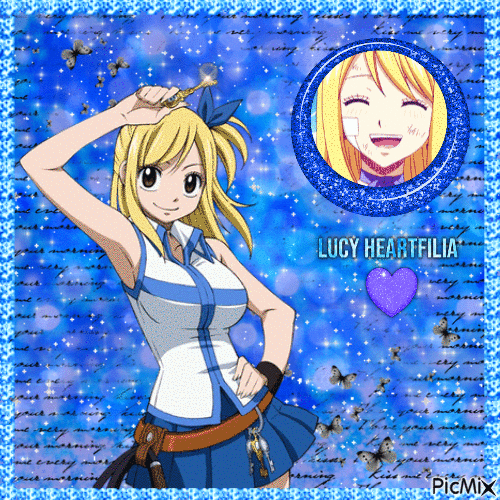 Lucy Heartfilia - GIF animate gratis