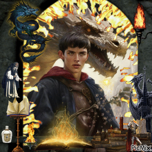 Merlin of magic - Gratis animeret GIF