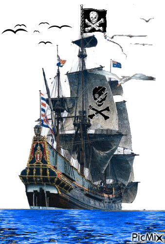 le pirate - Darmowy animowany GIF
