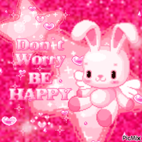 Don't Worry Be Happy - Nemokamas animacinis gif