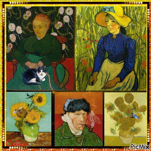 Van Gogh - GIF animasi gratis