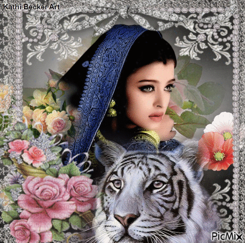 Tiger Lady ♥ - GIF animado grátis