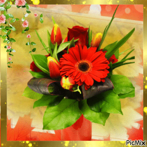 Bouquet d'Automne - Free animated GIF