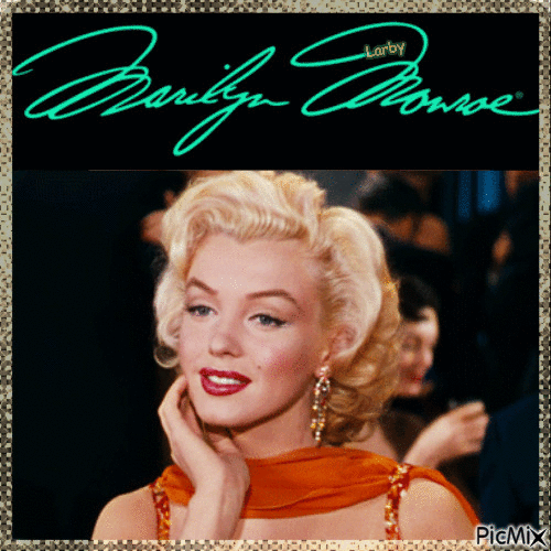 Marylin Monroe portrait vintage !!! - GIF เคลื่อนไหวฟรี
