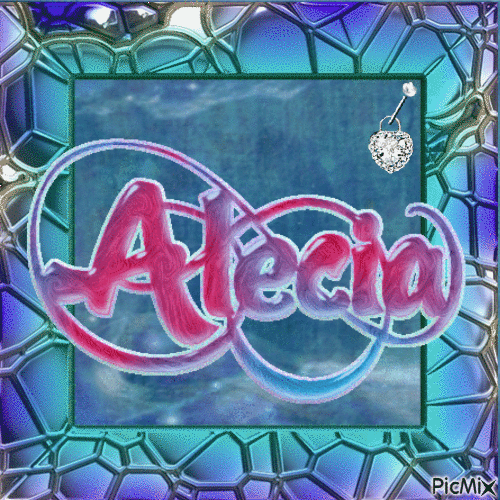 Name. Alecia - GIF animado grátis