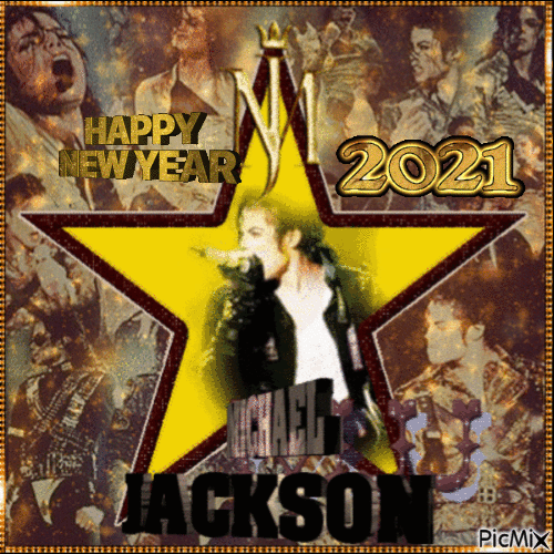 Michael Jackson-Happy New Year - Bezmaksas animēts GIF