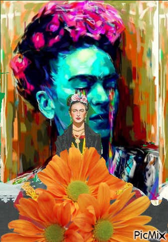 Frida sobre Frida - PNG gratuit