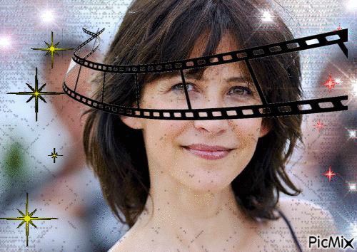 sophie marceau star du cinéma! - Animovaný GIF zadarmo