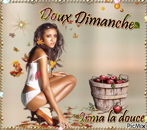 Doux Dimanche - Bezmaksas animēts GIF