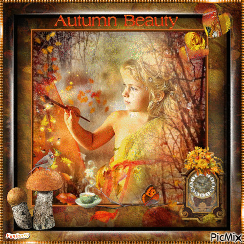 Autumn beauty - GIF animé gratuit