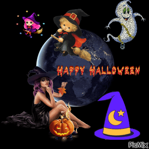 Happy Halloween - GIF animé gratuit