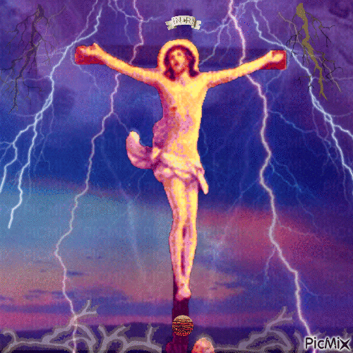 Gesù - La Crociffissione - GIF animé gratuit
