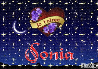 sonia - Δωρεάν κινούμενο GIF