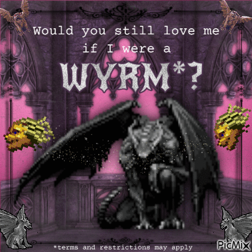 Would you still love me if I were a gargoyle? - Ingyenes animált GIF