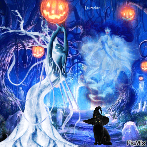 L'albero stregato e il fantasma - Laurachan - Bezmaksas animēts GIF