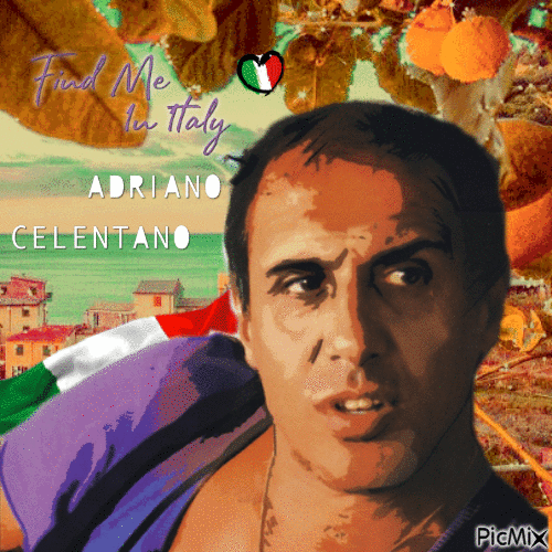 Adriano Celentano - Безплатен анимиран GIF