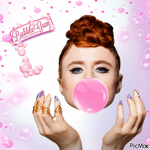 Bubble Gum - Bezmaksas animēts GIF