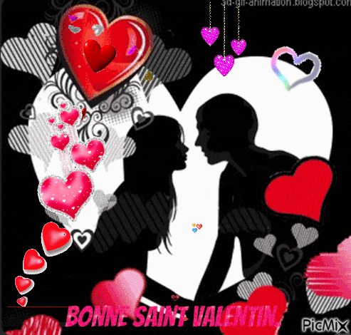 bonne saint valentin - 無料のアニメーション GIF