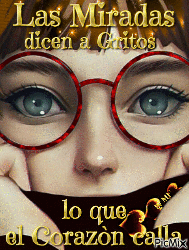 Las miradas - Бесплатный анимированный гифка