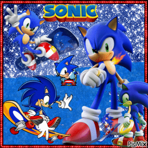 Sonic the Hedgehog - Δωρεάν κινούμενο GIF