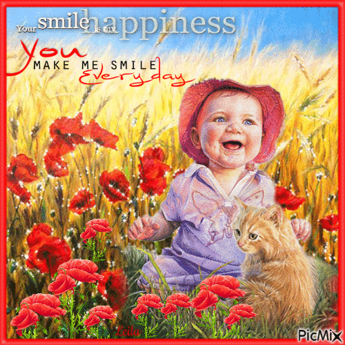 Your Smile is my Happiness.... - GIF animé gratuit