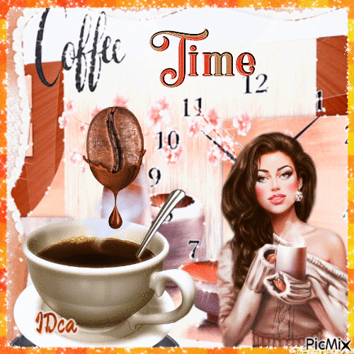 Coffee time - Darmowy animowany GIF