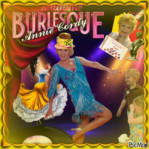 voici madame burlesque - Бесплатный анимированный гифка